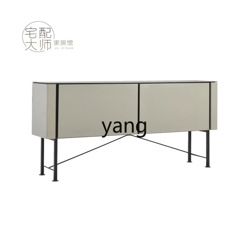 Yhl Modern Minimalist Entrance Cabinet Italian Restaurant Light Luxury Locker Living Room Tea Cabinet