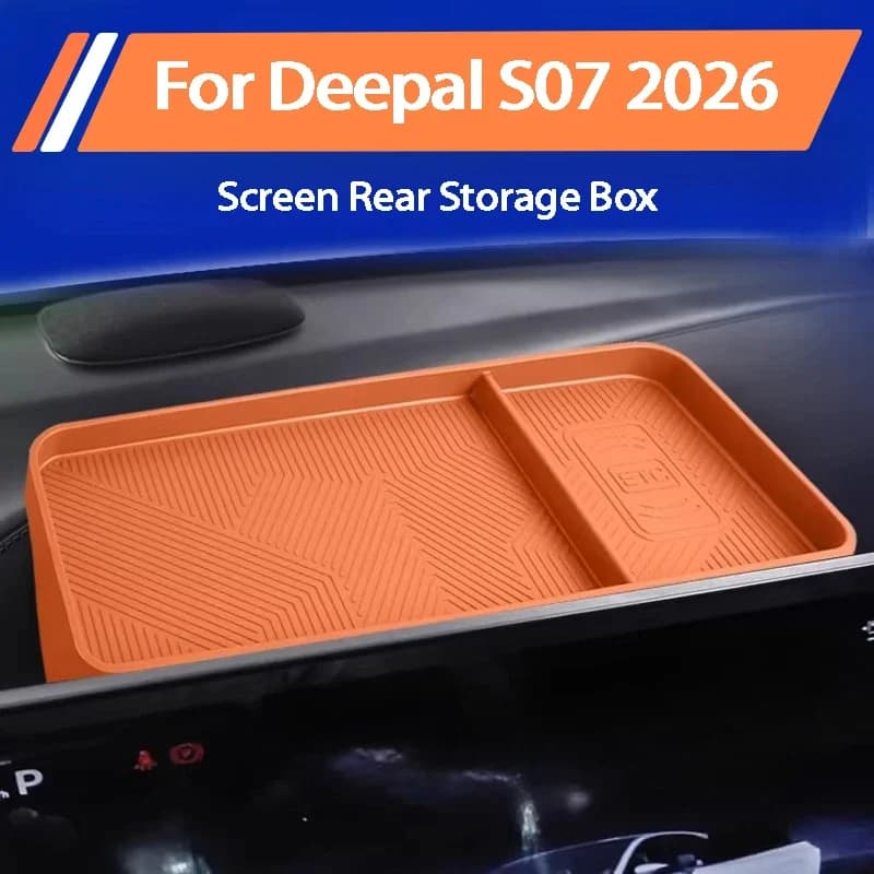 For Changan Deepal S7 S07 2026 Behind Screen Storage Box ETC Box Central Control Organizer Tissue Box