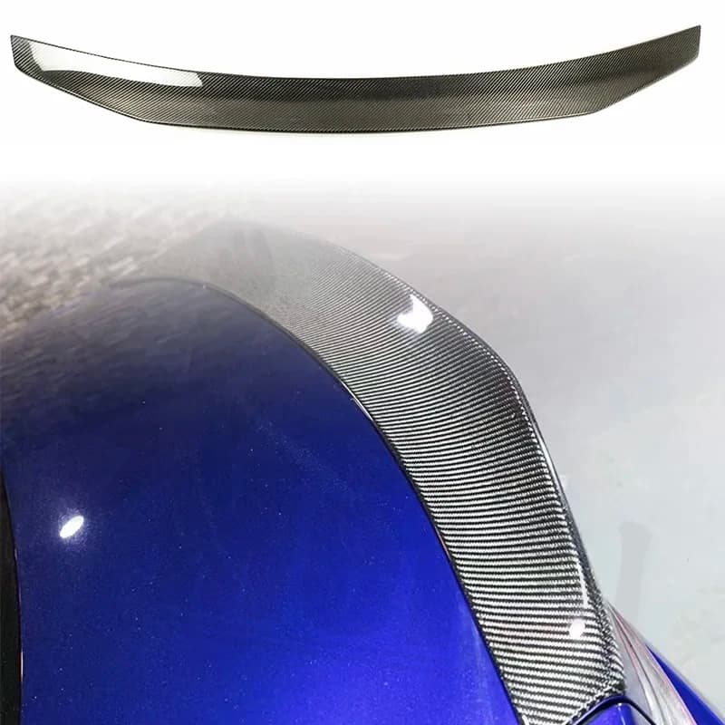 Real Carbon Fiber toyta Rear Trunk Spoiler Extension Cover Trim Roof Spoilers Lip GS200 GS300 GS450h 2012-2017 Car Accessories