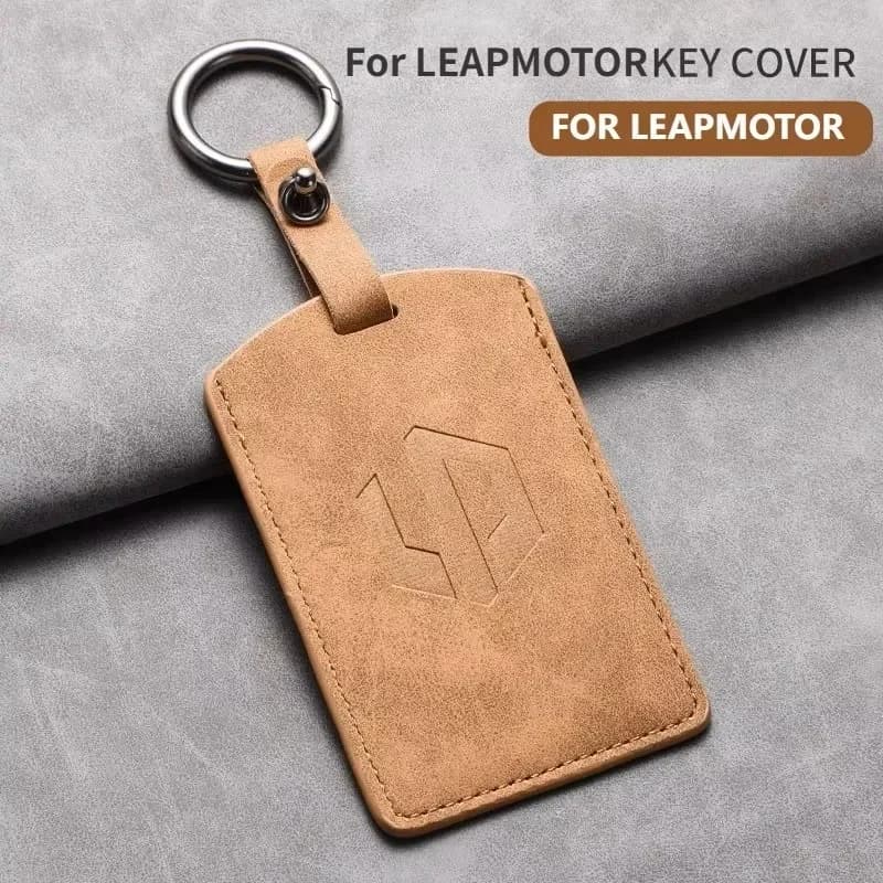 Car NFC Key Card Holder Car Key Card Case Car Key Protector Sleeve Suede For Leapmotor C10 C11 T03 B10 C16 Lafa5 B03X
