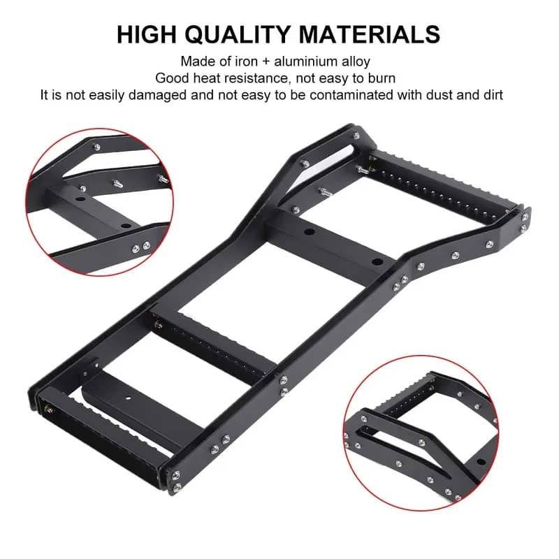 High Quality Tailgate Ladder Protective Frame Rack Exterior Parts JL 2018-2025
