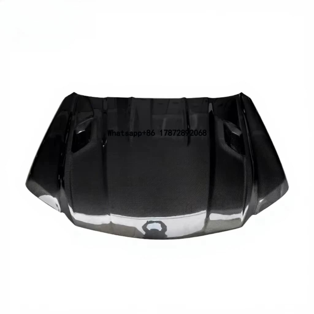 Suitable for the 2016-2021 LX570 Modified with a Special Style Carbon Fiber Hood