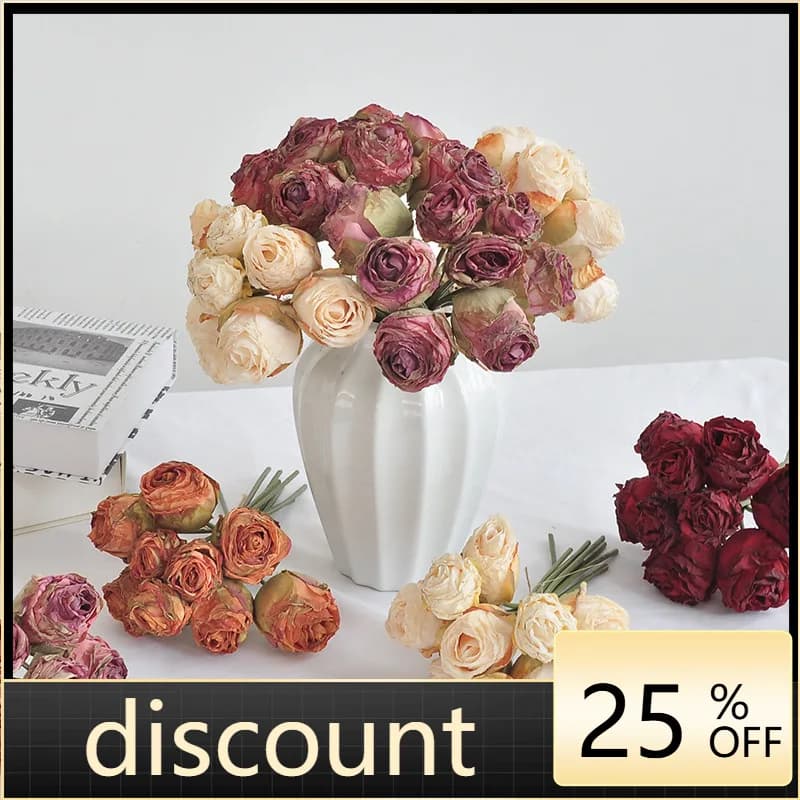 LH rose bouquet retro home simulation flower ornament rose