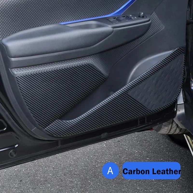 for Toyota CHR 2017 2018 2019 2020 2021 C-hr Car Interior Door Mat Anti-kick Pad Protective Sticker Decoration