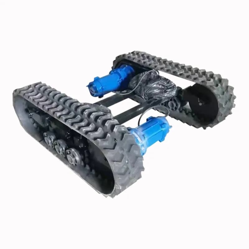 cleaning electric chassis, all-terrain walking waterproof track chassis, diving 10 meters track bottom