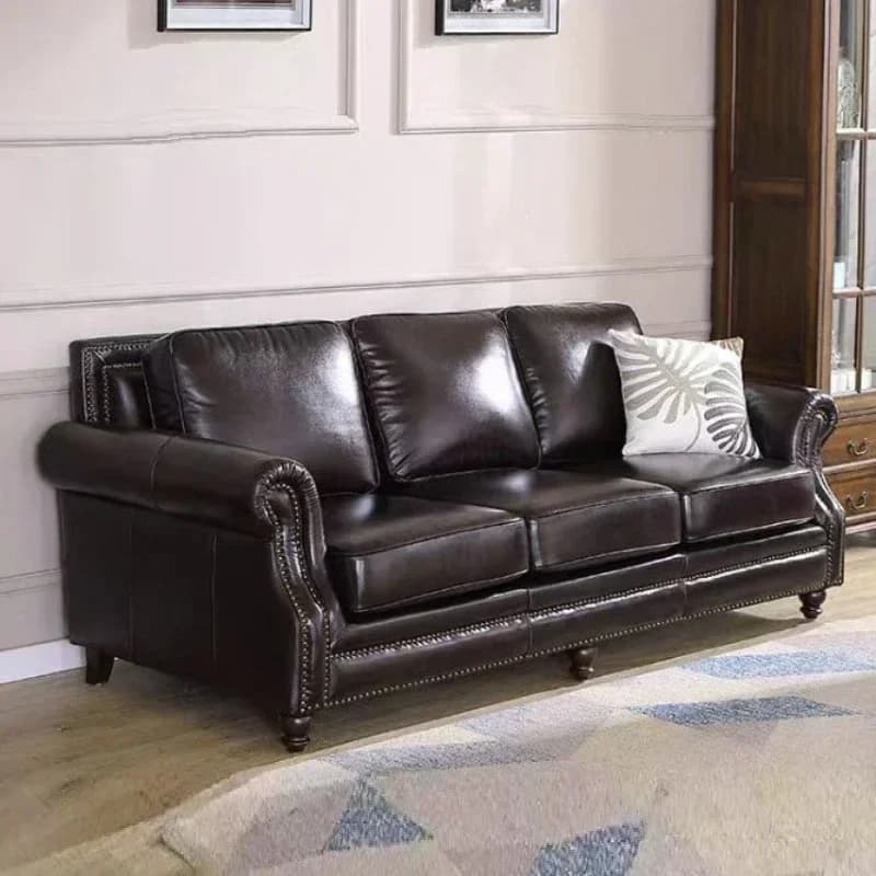 Human Living Room Sofa Modern Waterproof Nordic Designer Leather Sofa Nordic Black Muebles Para Salas Modernos Home Furniture