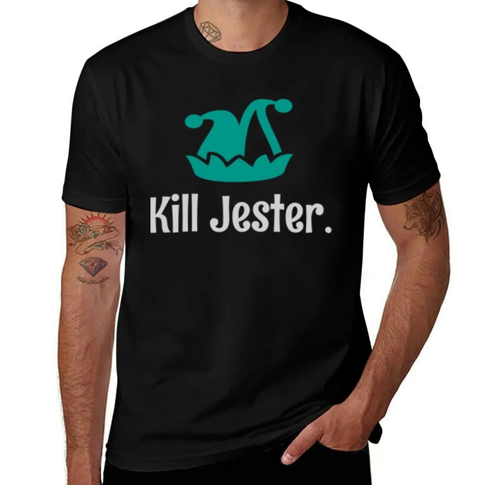 Kill Jester Limmy Show T-Shirt Quick Dry Sports Short Sleeve Tee T-Shirt
