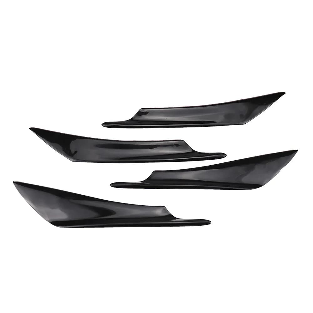 Divisores universales Canards labio alerón lateral delantero alerón Protector de parachoques difusor de ajuste de aire para esti