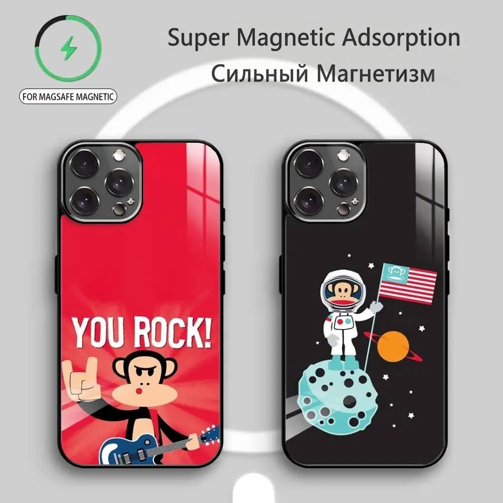 So Cute J-pauls-frank-s Phone Case For iPhone17,16,15,14,13,12,11 Plus,Pro Max Magnetic For Magsafe Wireless Charging