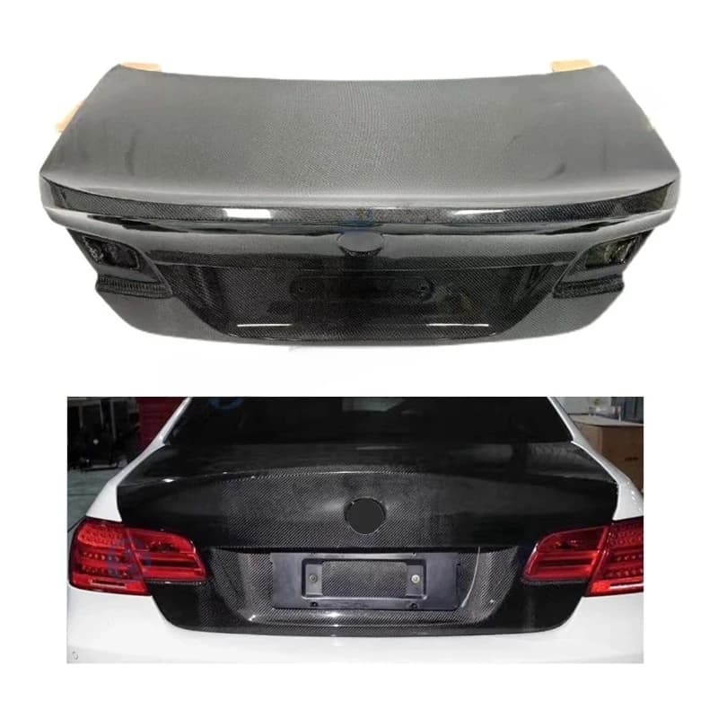 Style Carbon Fiber Rear Trunk Panel For BMW E90 E92 328i 335i 2009 2010 2011 2012