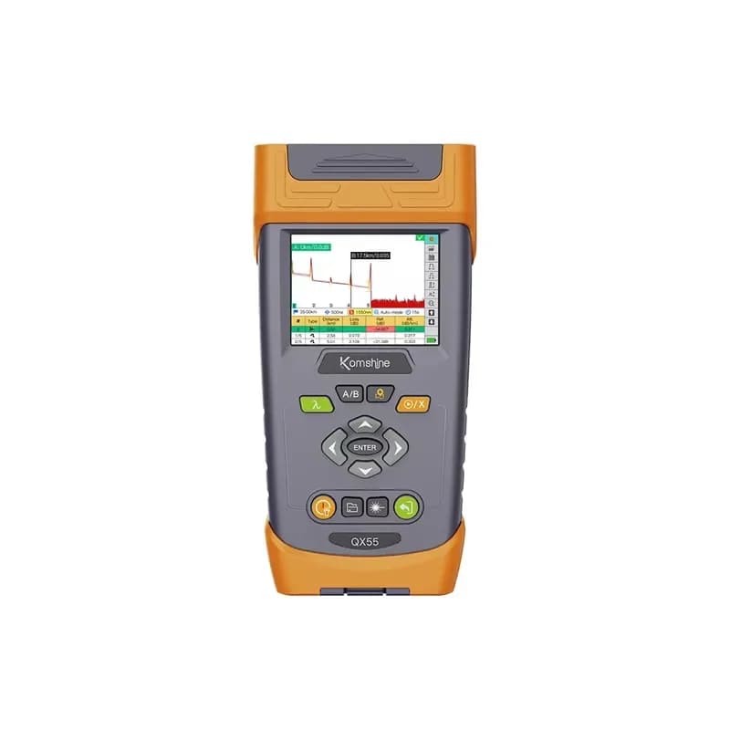 QX55 Mini OTDR Optical Time-Domain Reflectometer Fiber Optic Tester Handheld OTDR Tester with Power Meter Light Power