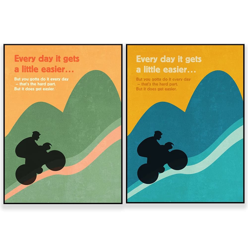 Cycling Poster, Cycling Print, Quotes About Life, Bike Wall Decor