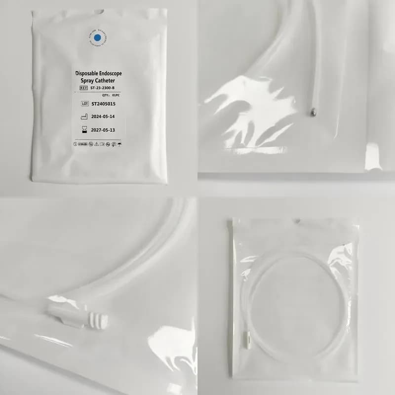 Disposable Endoscope Spray Catheter for Digestive Tract Endoscopic Local Drug and Contrast Agent Spraying