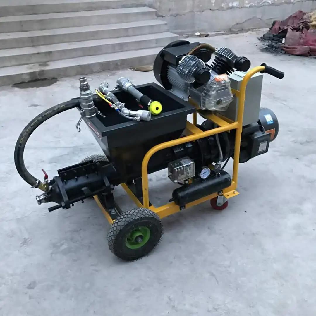 Motar Pump With Mixer Concrete Sprayer  Painting Equipment