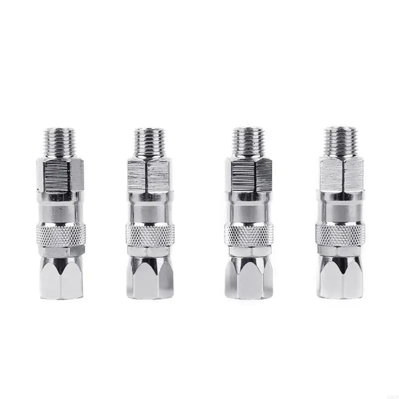 1/4-Inch Airless High Pressure Spray Hose Swivel Joint Suitable For Paint Sprayer Stainless Steel Tool Parts Accessories