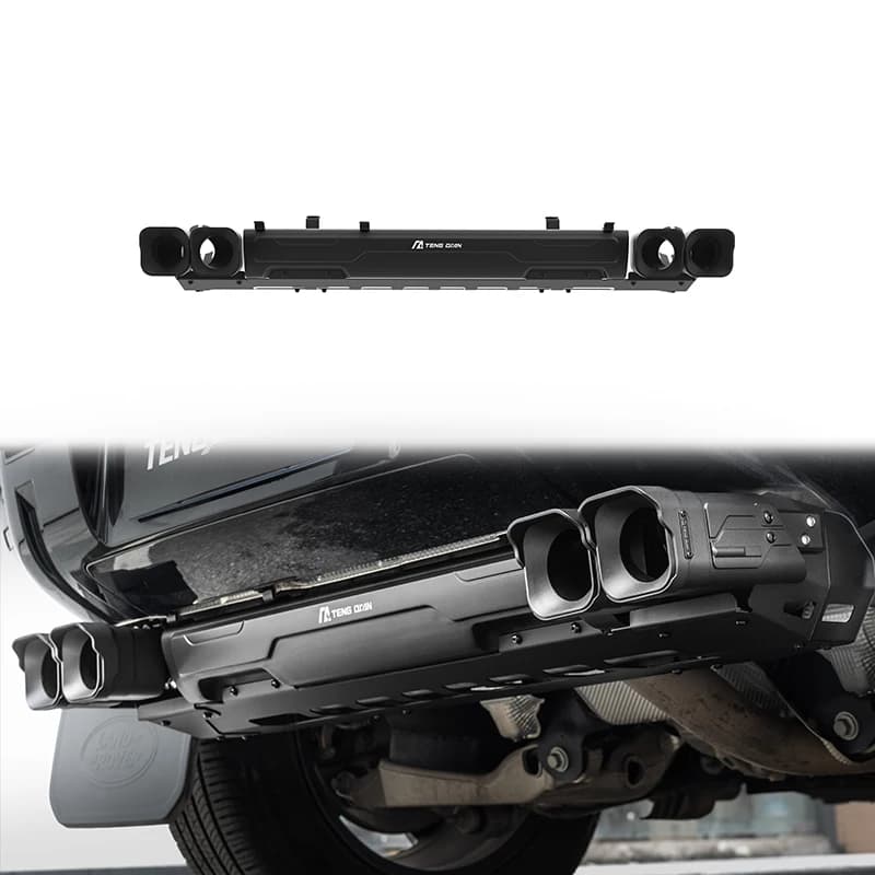 TENGQIAN Wholesale Price Aluminum Alloy Car Exhaust Tip Kit Exhaust Muffler Nozzle Tail Pipe for Land Rover Defender 90 110 130