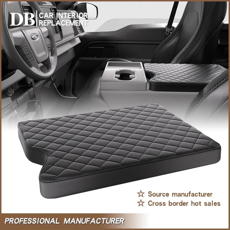 For Ford F150 F250 F350 F450 F550 Car Protection Pad Jumping Chair Style Armrest Box Pad Armrest Box Accessories