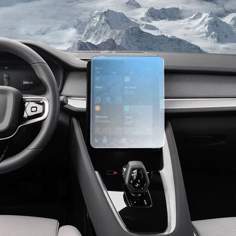 For Polestar 2 2021-2025 Car Interior Matte Screen Console GPS Navigation LCD Screene TPU Film Scratch Resistant Anti-scratch