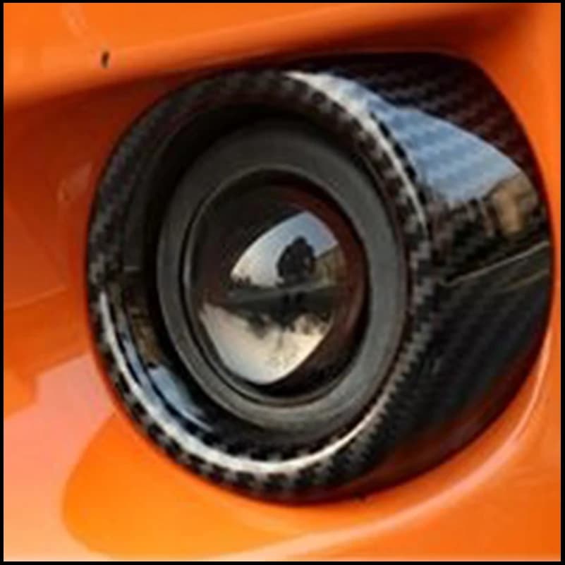 For Subaru XV 2012-2015 Fog light Lamp Cover Sticker Trim Decorative Frame Car Styling Auto Parts Accessories