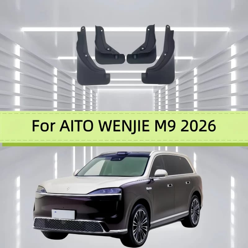 Car Mud Flaps Fender For AITO WENJIE M9 2026 Front And Rear Wheels Mudflaps Splash Guard Protection Accessories