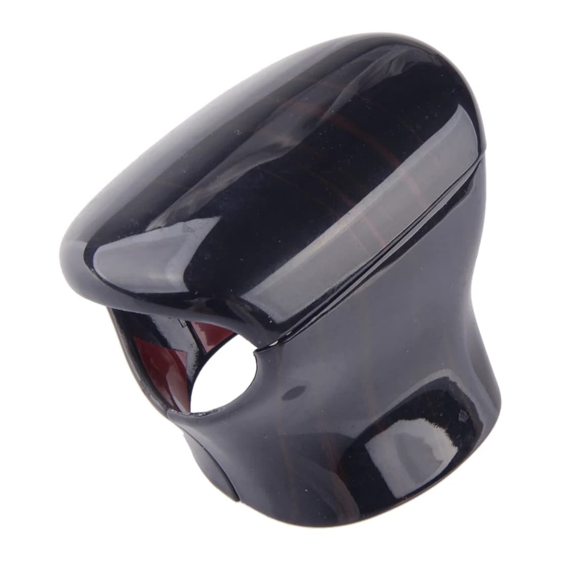 Auto Gear Shift Knob Cover Trim Fit for Lexus ES350 ES300h 2018 2019 2020 Black Wood Grain ABS