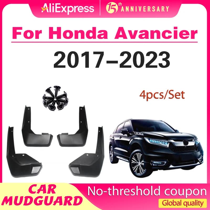 For Honda Avancier 2016-2022 2017 2018 2019 2020 2021 Fender Mudguard Mud Flaps Guard Splash Flap Mudguards Car Accessories