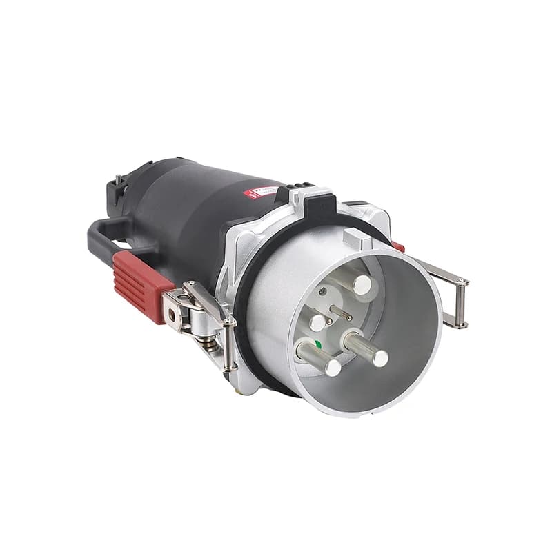 Saipwell IP67 250A 5P CEE/IEC Industrial Plugs Sockets Large Amp Electric Splitter 3/4 International Metal ABS Socket Aluminum