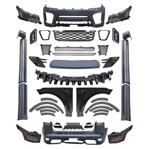 2014-2017 Models, Upgraded to 2018 SVR Style, Including Front and Rear Bumpers, Front Headlights and Taillights