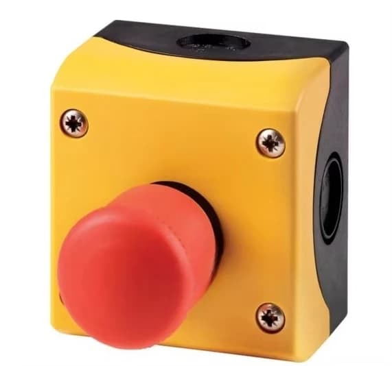 M22 Series 2 Normally Closed Emergency Stop Button Switch with Housing
