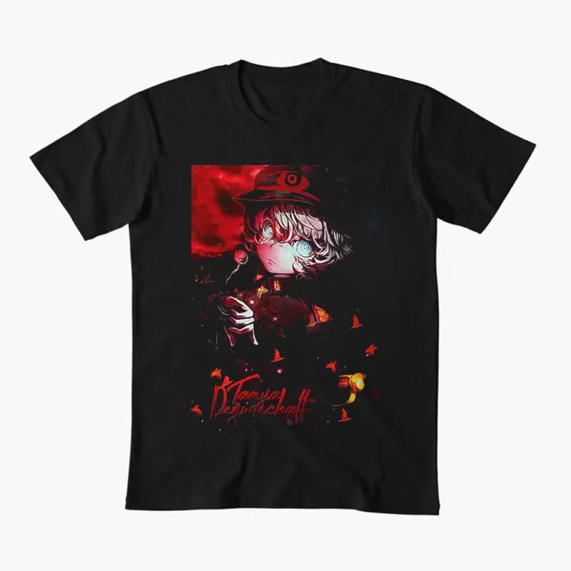 Saga Of Tanya The Evil 0429 Tanya Degurechaff Anime Gift t shirt Youjo Senki Manga tee Short-sleeve Y2K Clothes All size Tops