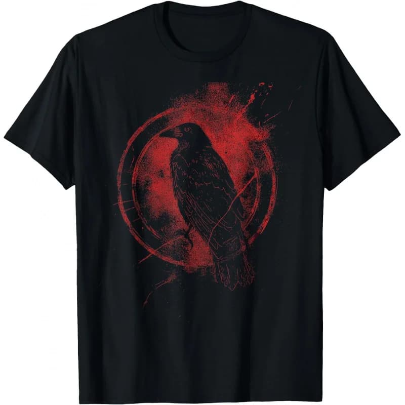 Odin Ravens Huginn & Muninn Vegvisir 0413 Nordic Gift T-Shirt Celtic Runes Norse Myths Valhalla Graphic clothes All size tops