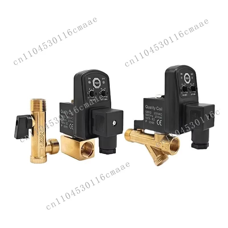 High quality electric automatic switching brass controlled drain valve for air compressor OPT-A-G OPT-B 1/2 DC24V AC 240V