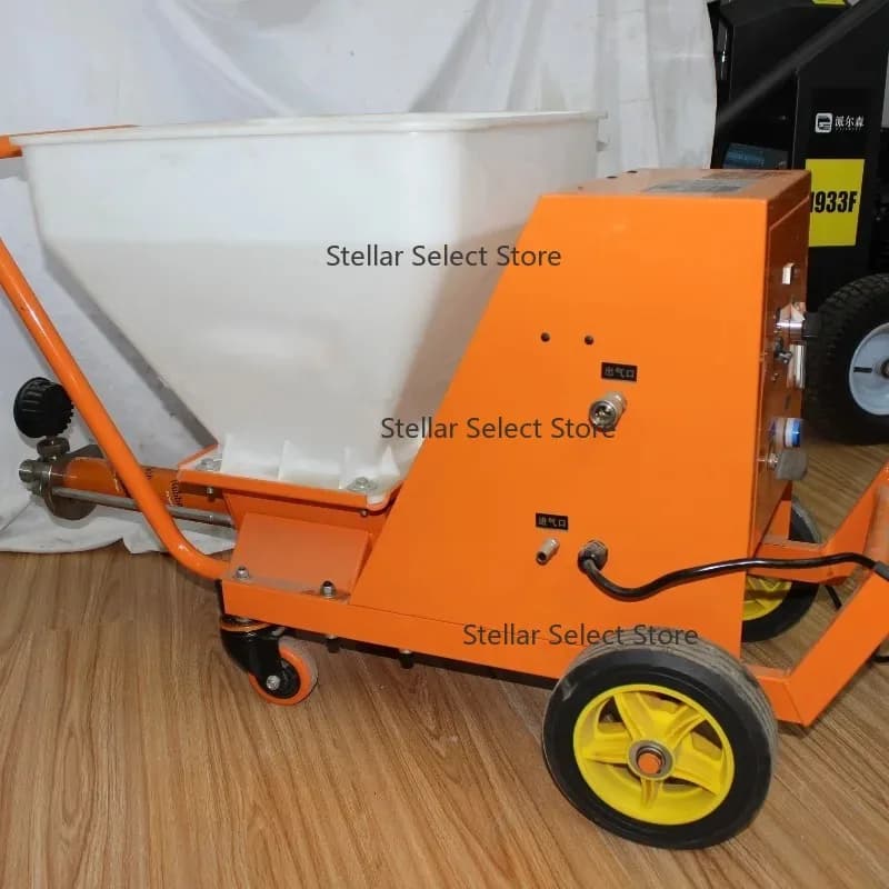 Small Mortar Wall Plastering Gypsum Spraying Machine Real Stone Paint Spraying Machine