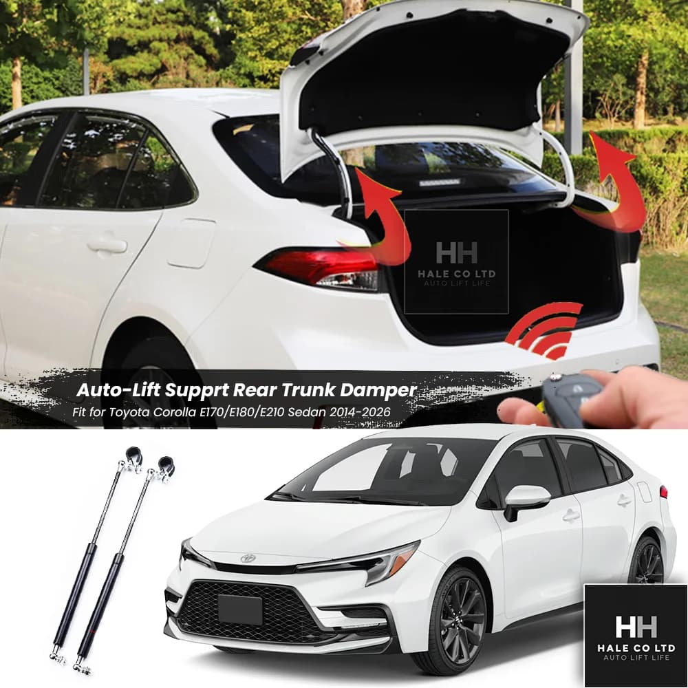 Heavy Duty Rear Trunk Struts For Toyota Corolla E170/E180/E210 2014-2026 AutLift Supports Shocks Damper Gas Spring for Tailgate