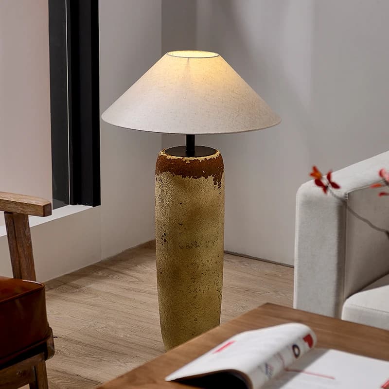 Good stuff floor lamp, coffee table corner decoration ornament next to the sofa in the living room, Japanese-style bedroom
