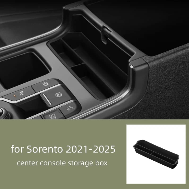 Suitable for 21-25 Sorento Sorento silicone central control armrest box storage box storage decorative box