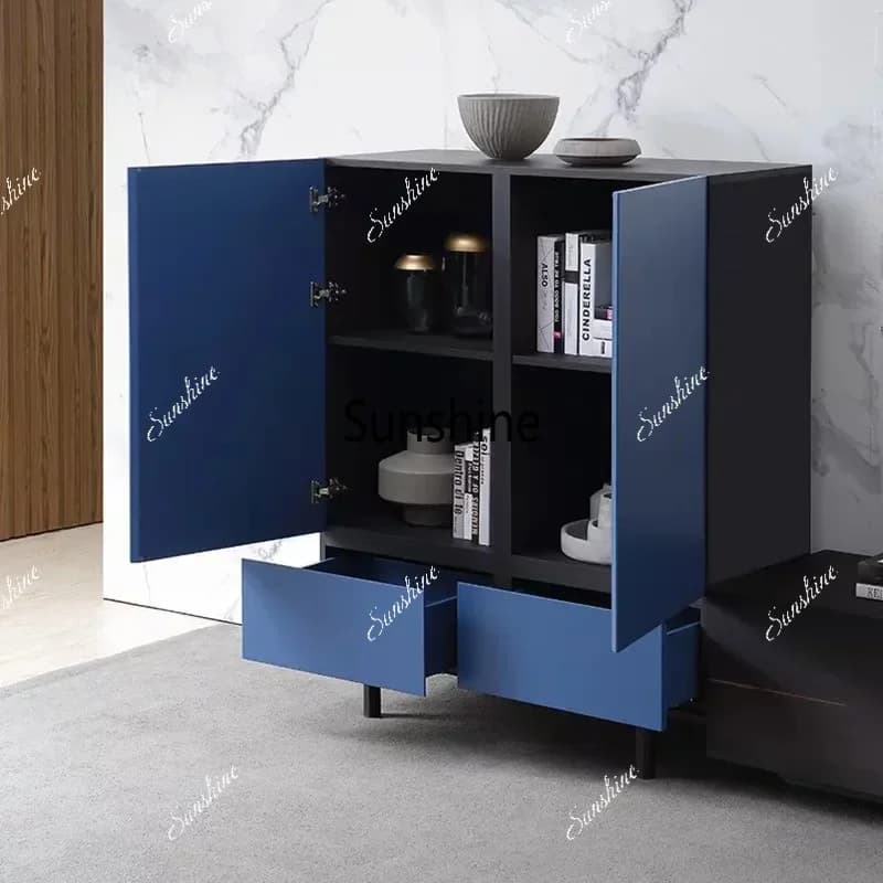 Italian minimalist living room entrance cabinet, decorative side cabinetTJ