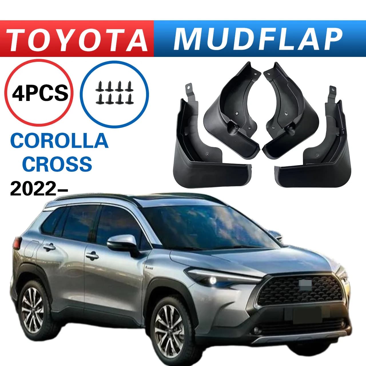 Suitable for Toyota Corolla Rui Fengfeng Landa fender car supplies modified parts tire mudguardcar accessories