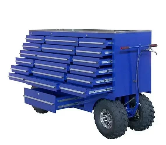 2024 New Style High Quality Box Trolley Box Tool Pit Cart Tool Box With Tools Set