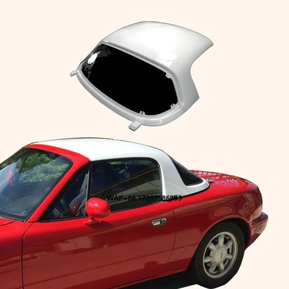 For MX5 Miata NA Roadster OE Style Fiberglass Car Roof Body Kit Hard Top With Perspex Window