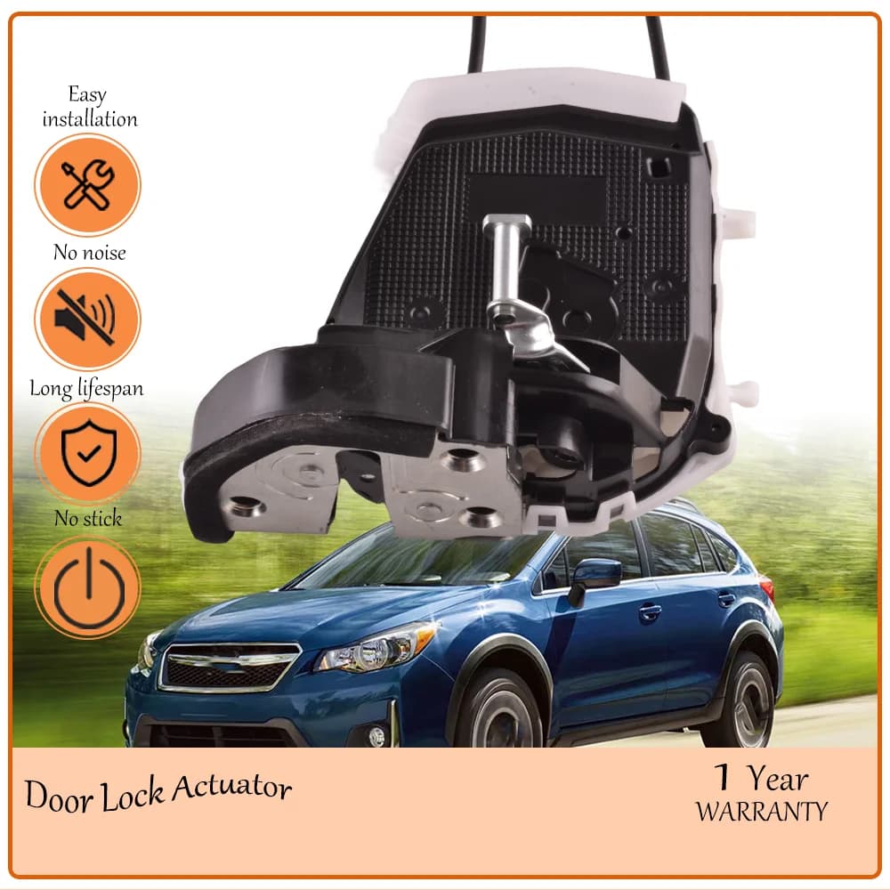 2012 IMP Rear Right Lock Latch with Control Cable,vibration-dampened,With XV Crosstrek 2013-2016,oem 61035FJ002,61035FJ000