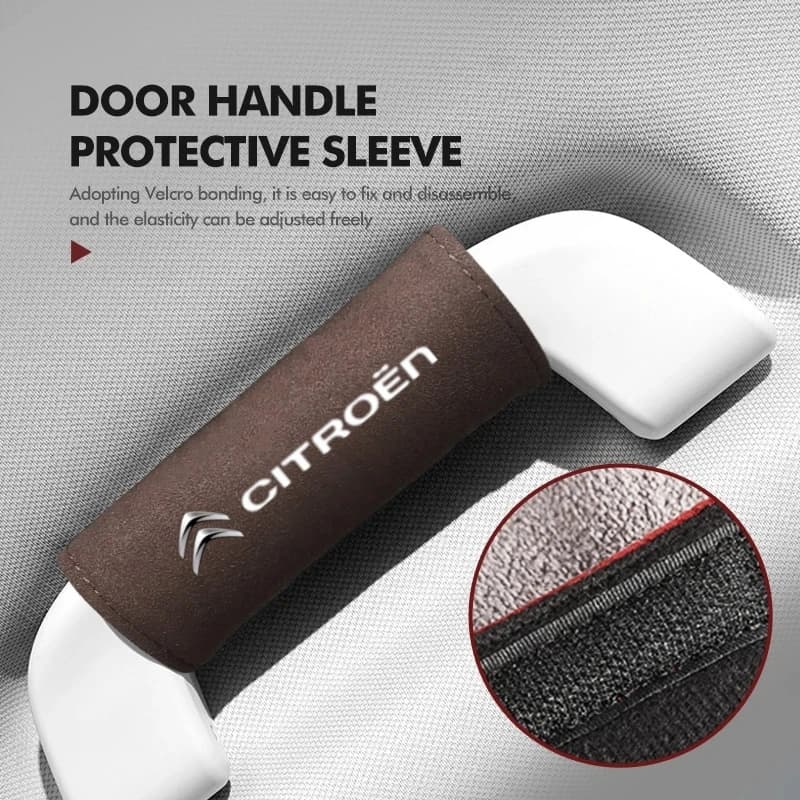 2Pcs Car Roof Pull Cover Handle Gloves For Citroen C2 C3 C4 C5 X7 Berlingo Xsara Picasso Auto Accessories