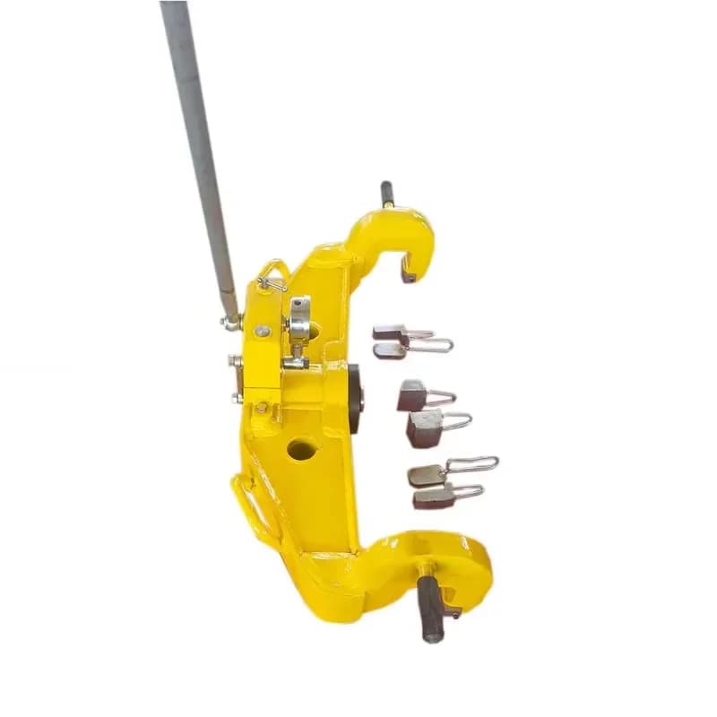 Precise Rail Alignment Tool Portable Manual Hydraulic Tip Rail Straightener for Railway Maintenance