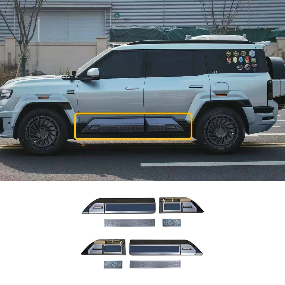 For the 2025 BYD Formula Leopard 8 car door protection panel decorative strip scratch resistant car paint protection Body Kit