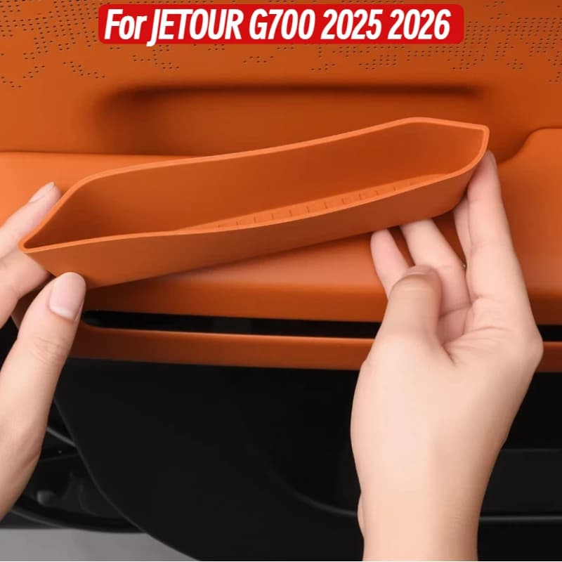 For JETOUR G700 2025 2026 4 Doors Handle Storage Box Silicone Door Groove Mat Storage Box Interior Upgrade Car Accessories