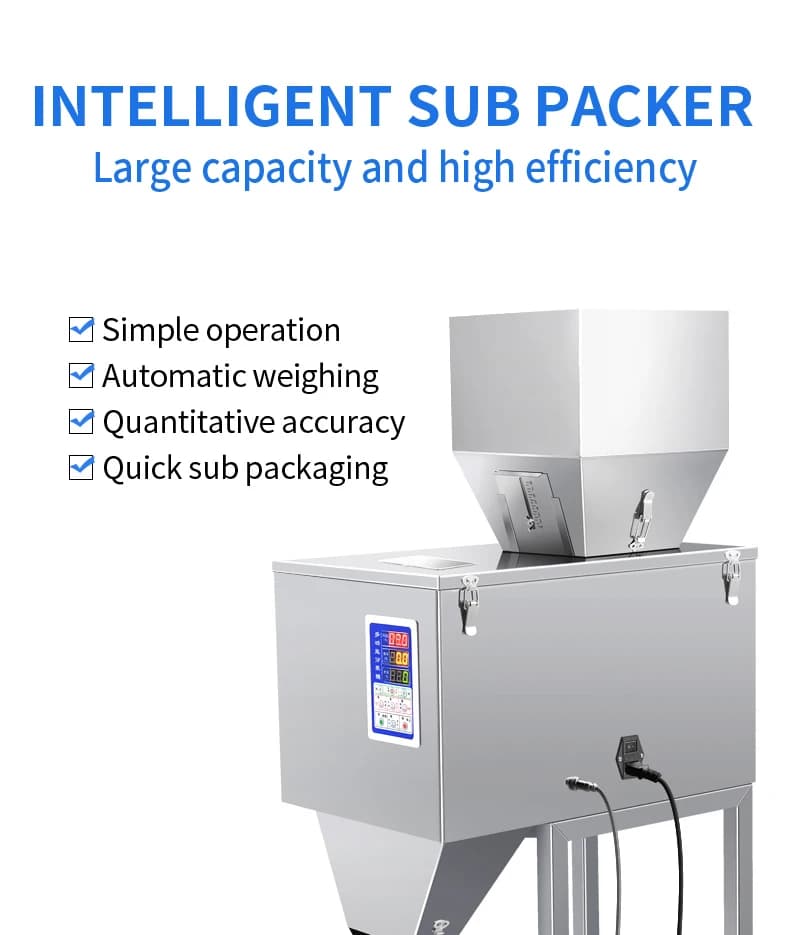 Nuts peanuts Beans Packing Automatic Filling Machine Super Large Capacity Granule Tea Powder Rice Grains Flour Sugar