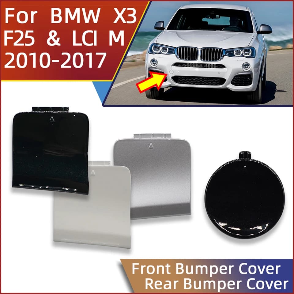 Car Accessories For BMW X3 F25/LCI M 2010 2011 2012 2013 2014 2015 2016 2017 Front Rear Bumper Tow Hook Cover Cap Hauling Shell