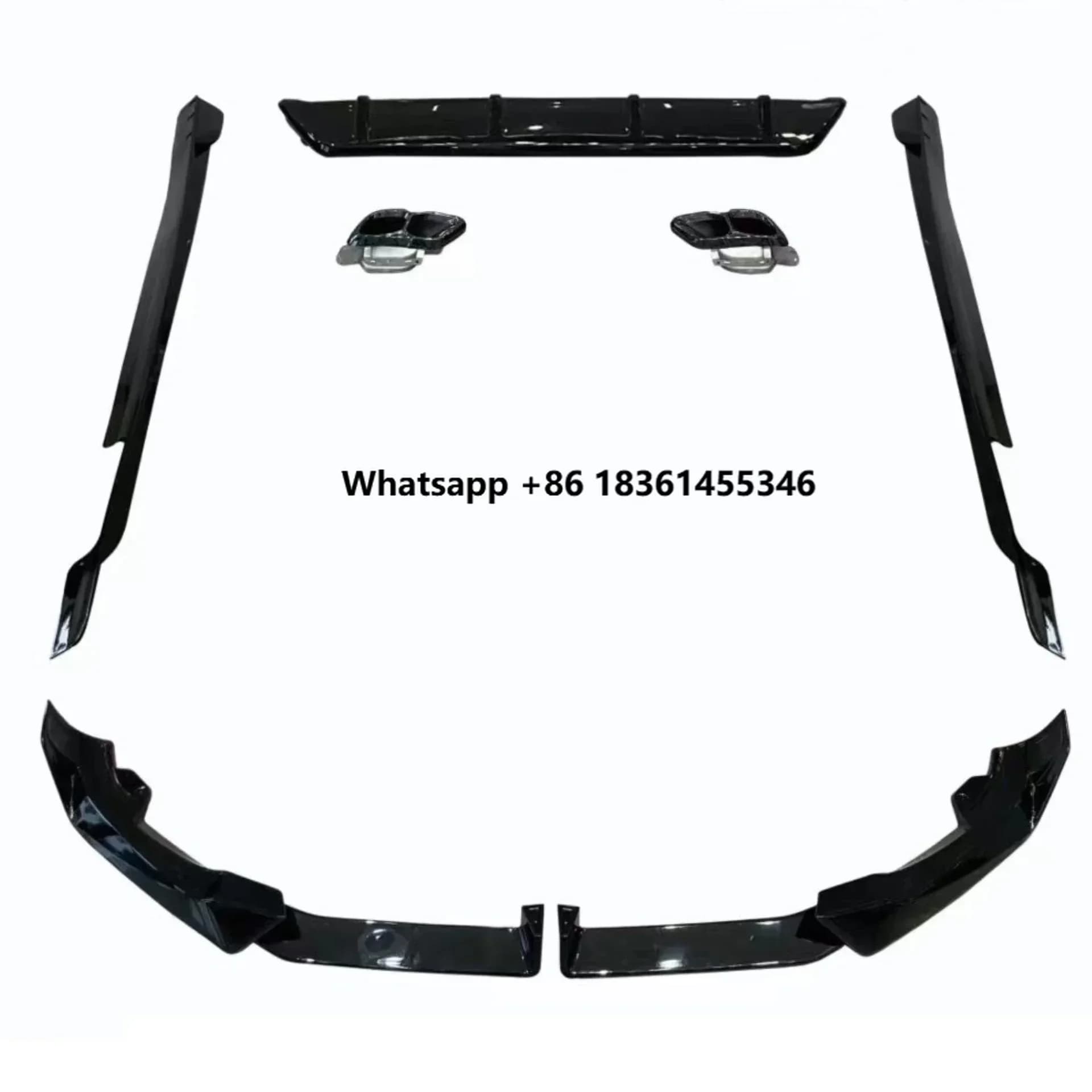 For X6 G06 LCI 2023 Convert MP Style Kit Spoiler Car Accessories Body Kit Front Shovel Rear Lip Side Skirt