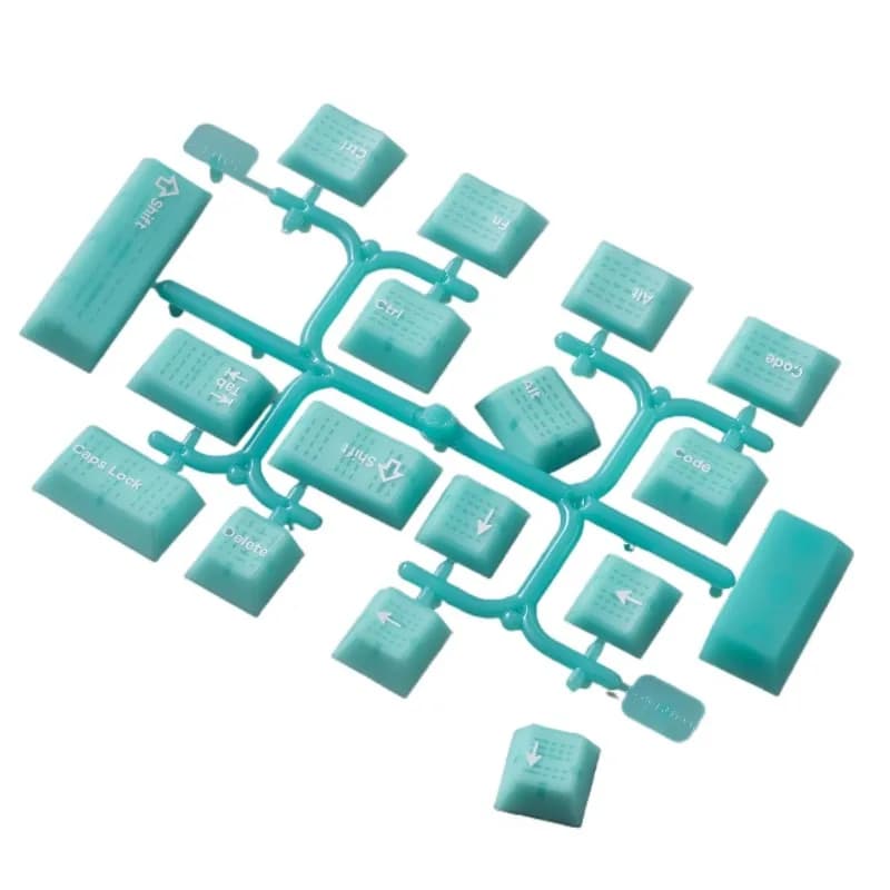 Height Secondary Forming Mechanical Keyboard Keycap Shutters Semi-Permeable