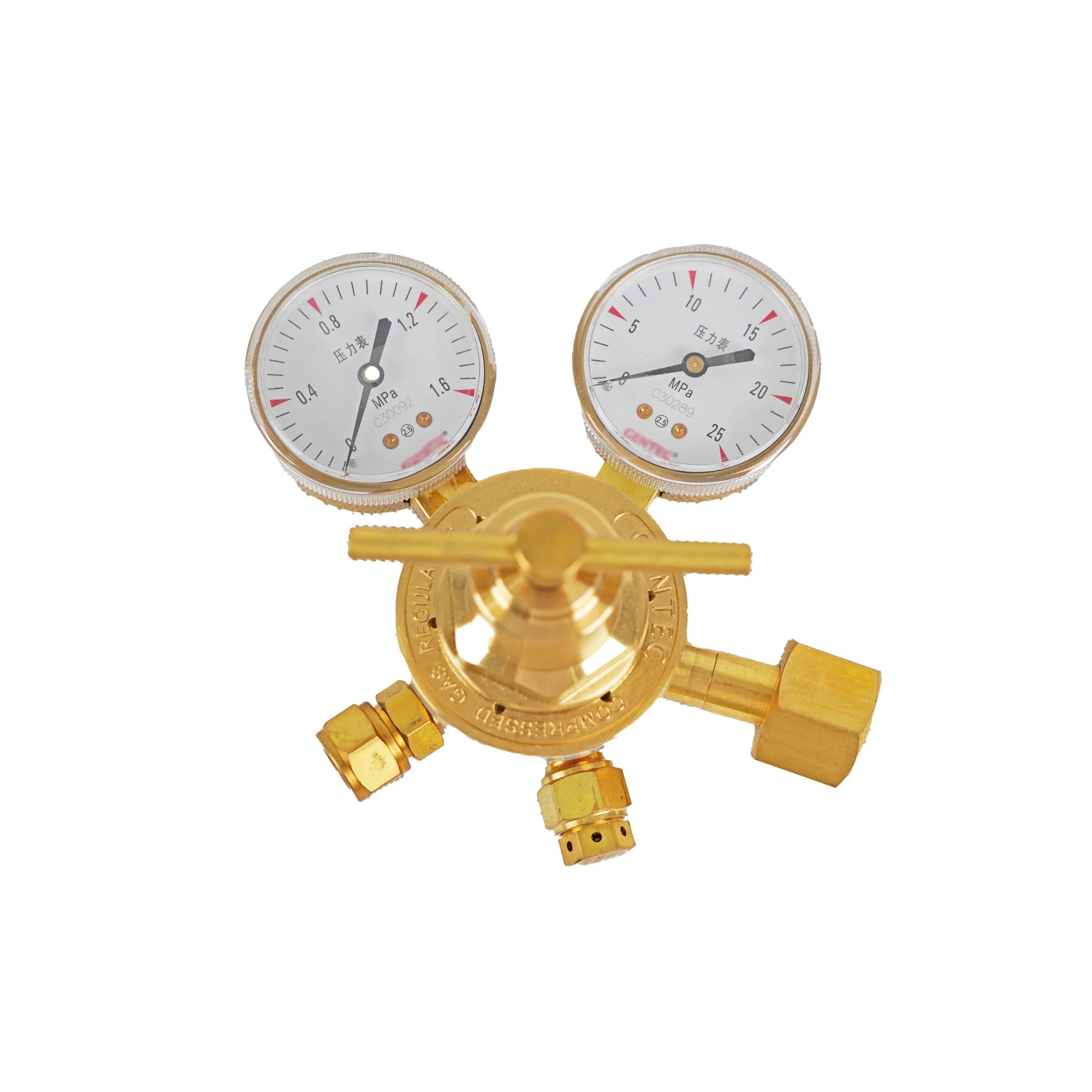 High-Quality Dual-Gauge Copper Regulator for CO2 Cylinders
